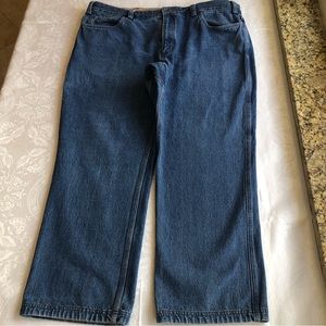 Duluth Trading Men’s Size W44/L30 Blue Jeans Denim Pants Classic Straight-Leg